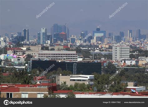 November Mexico City Mexico Panoramic View Mexico City Can Stock