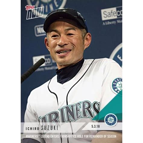 イチロー マリナーズ 会長付特別補佐就任記念カード 163 Mariners Legend Enters Front Office Role