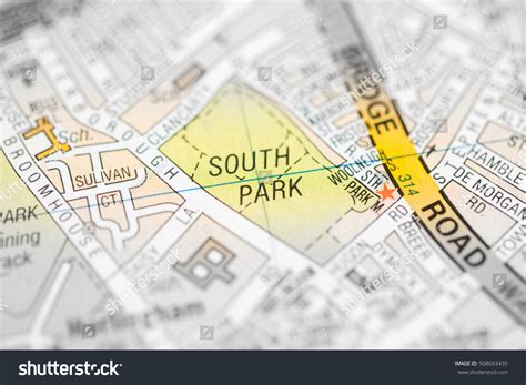 South Park London Uk Map Stock Photo Shutterstock