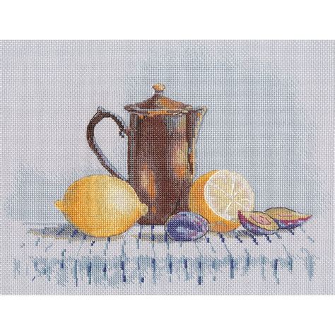 Kit broderie point de croix compté Oven Nature morte