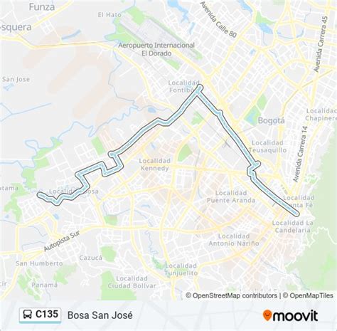 Ruta C Horarios Paradas Y Mapas Bosa San Jos Actualizado 216216 Hot