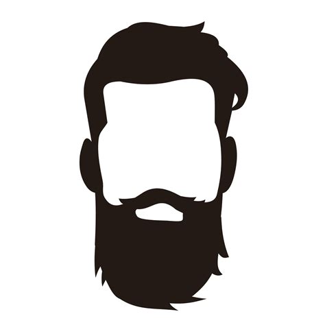 Beard Man S Face 5280472 Vector Art At Vecteezy