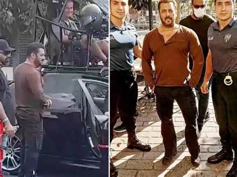 Salman Khan S Unseen Photos From The Sets Of Tiger 3 Go Viral