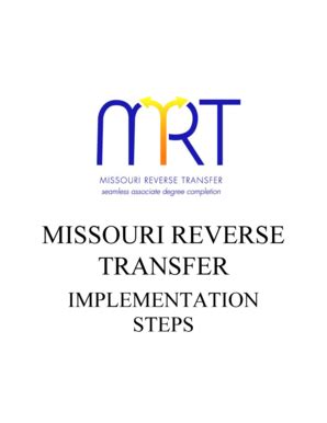 Fillable Online Dhe Mo MISSOURI REVERSE TRANSFER Dhemogov Dhe Mo