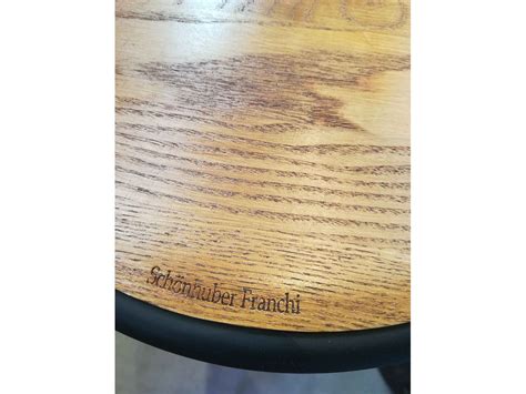 Sgabello In Metallo E Legno Sch Nhuber Franchi Deesup