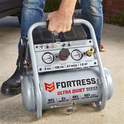 Fortress Gallon Psi Ultra Quiet Hand Carry Jobsite Air