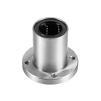 Uxcell LM30UU Round Flange Linear Ball Bearings 30mm Bore Dia 45mm OD