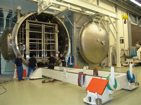 Esa Phenix Thermal Vacuum Chamber Being Installed