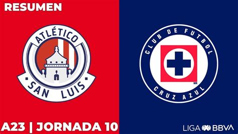 Resumen Y Goles San Luis Vs Cruz Azul Liga BBVA MX Apertura 2023