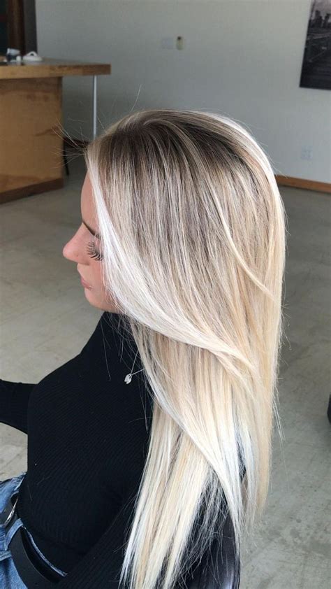 Root Melt Level Blonde Video Blonde Hair With Roots Straight