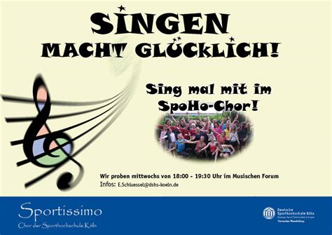 SpoHo Chor Sportissimo Deutsche Sporthochschule Köln