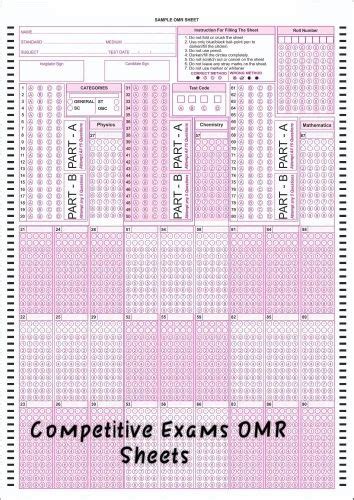 Omr Test Sheet Mcq Omr Sheet Omr Sheet Download 53 Off