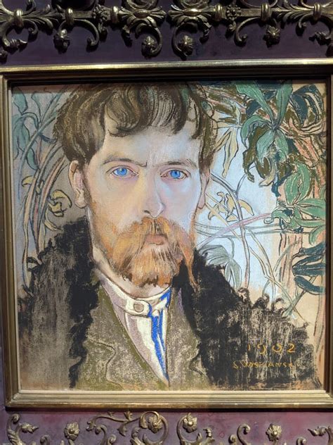 Pastel Drawing Of Stanislaw Wyspianski Self Portrait At The National