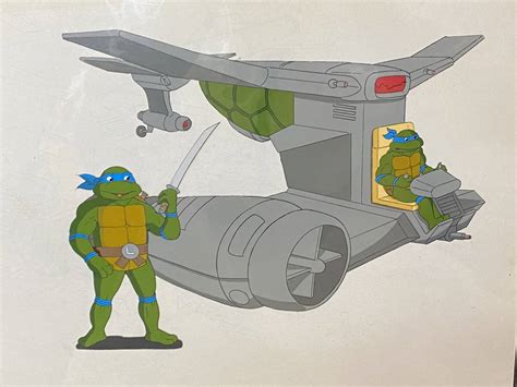 Teenage Mutant Ninja Turtles (1987 TV series) - Original animation cel ...