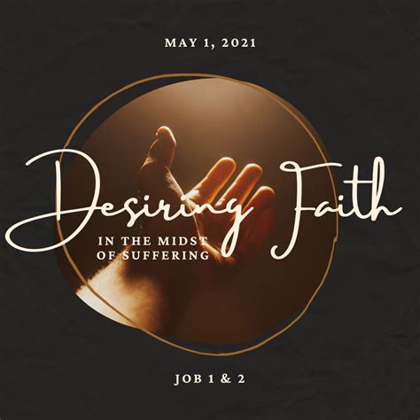 Desiring Faith In The Midst Of Suffering — Gcf Calgary