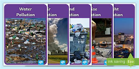 Types Of Pollution Poster Ks1 Teacher Made Twinkl