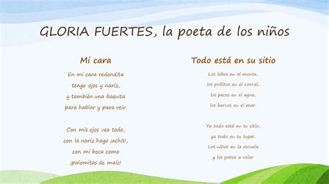 Talla Una Vez M S Coherente Poemas Gloria Fuertes Primaria Para Mi