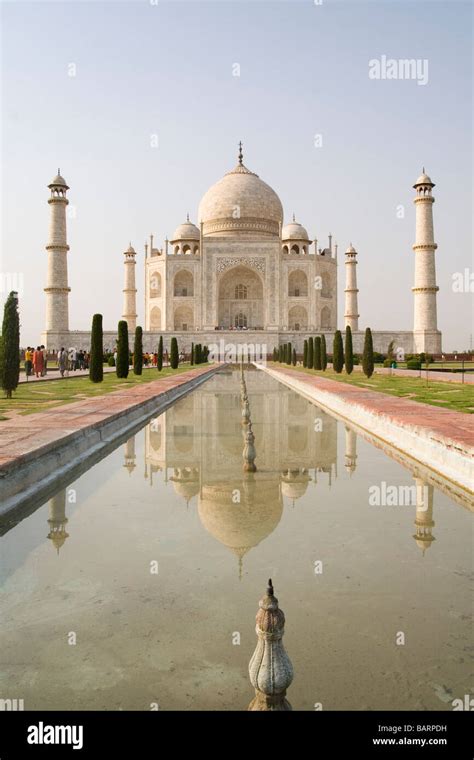 India Uttar Pradesh Agra The Taj Mahal Stock Photo Alamy