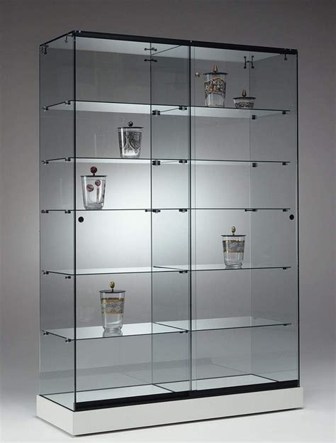 MHN Grande Vitrine D Exposition Verrouillable Vitrine En Verre