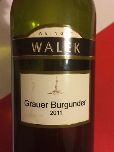 Walek Grauer Burgunder Vivino US