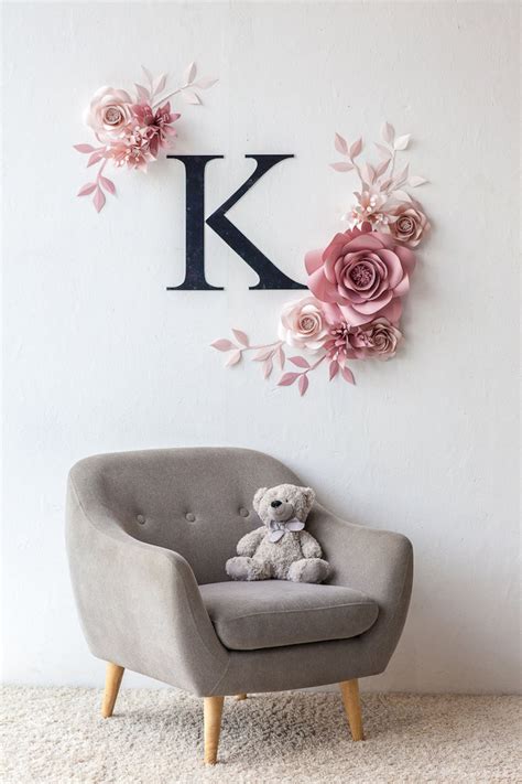 Paper Flower Wall Decor Paper Flower Nursery Paper Flowers - Etsy