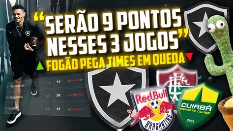 Botafogo Ter Sequ Ncia De Jogos Contra Times Em Queda De Rendimento