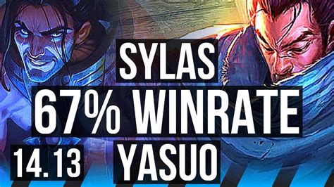 SYLAS Vs YASUO MID 67 Winrate 11 3 6 VN Master 14 13 YouTube