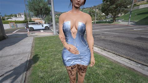 Denim Dress For MP Female GTA5 Mods