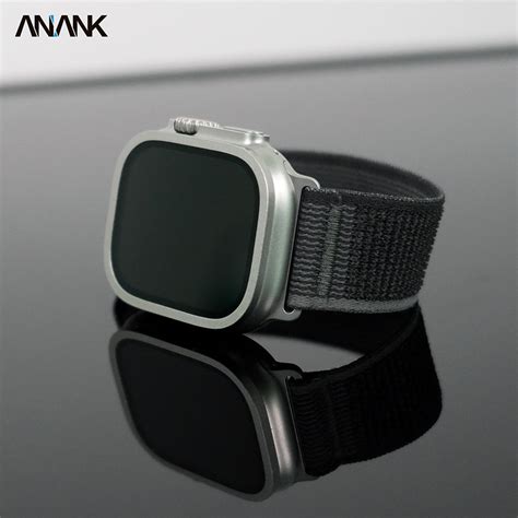 Anank Titanium Alloy Aluminum Frame Tempered Glass Apple Watch Guard