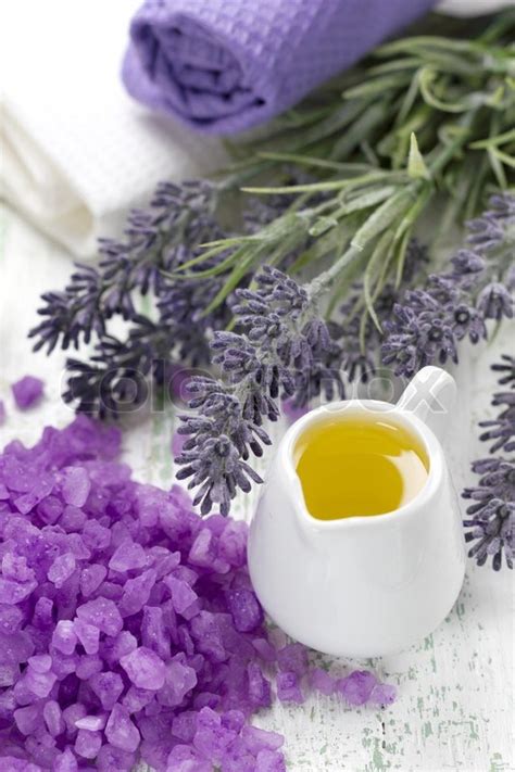 Lavender Spa Stock Image Colourbox