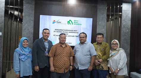 Penandatangan Nota Mou Kesepahaman Pt Mitra Hijau Indonesia Mhi