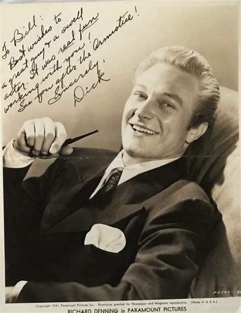 Richard Denning Movies And Autographed Portraits Through The Decades