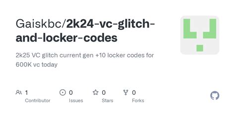 GitHub - Gaiskbc/2k24-vc-glitch-and-locker-codes: 2k25 VC glitch ...