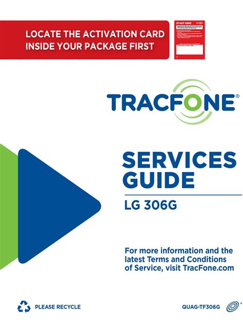 Tracfone Lg 306g User Manual