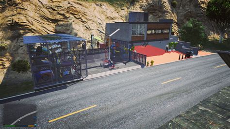 Tiny Modern House Society 2bankrepair Garage And House Gta5
