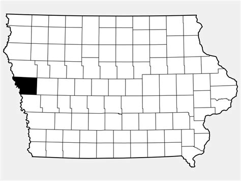 Monona County, IA - Geographic Facts & Maps - MapSof.net