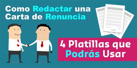 Carta De Renuncia Redacci N Profesional Y Efectiva