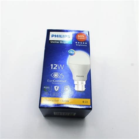 Philips Led Bulb 12w 3000k B22 Illuminate Your Space With Brilliance