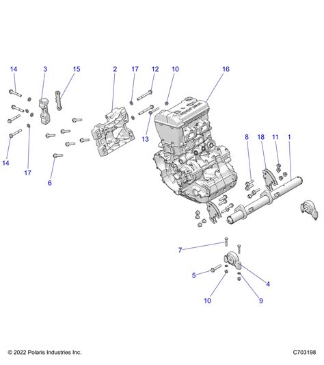 Moteur Montage Pour Rzr Xp Sport R Esprit Polaris La