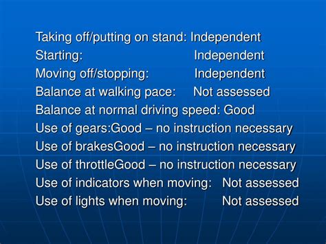 Ppt Motorcycle Rider Assessment Powerpoint Presentation Free