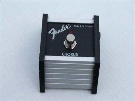 Fender Single Button Footswitch For Amp Chorus Ebay