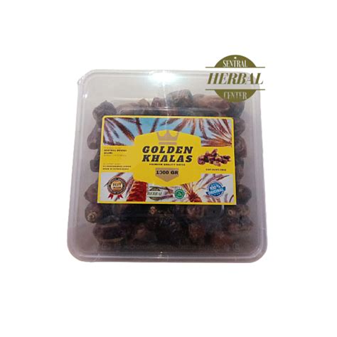 Kurma Golden Khalas Premium Quality Dates 1kg Lazada Indonesia