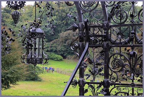 Grille Du Jardin D Hiver Dans Le Parc Du Domaine De Marie Flickr