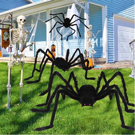 The Holiday Aisle® Halloween Giant Spider Decorations 3 Pack