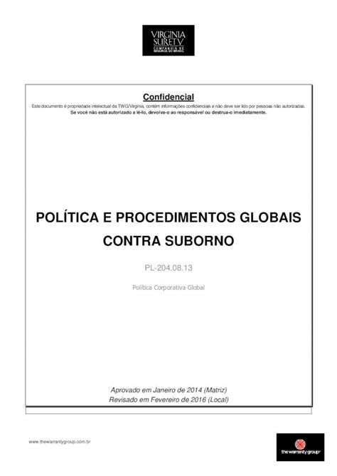 PDF POLÍTICA E PROCEDIMENTOS GLOBAIS CONTRA PDF filetermos das leis