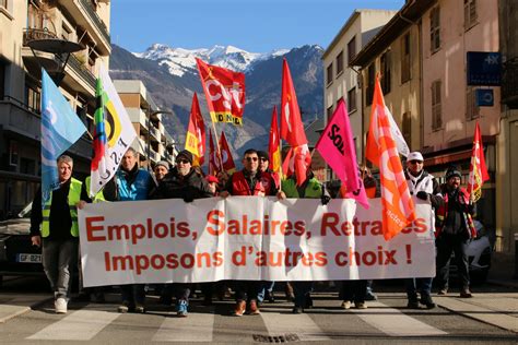 Social Grèves et manifs en Pays de Savoie 8 000 manifestants à