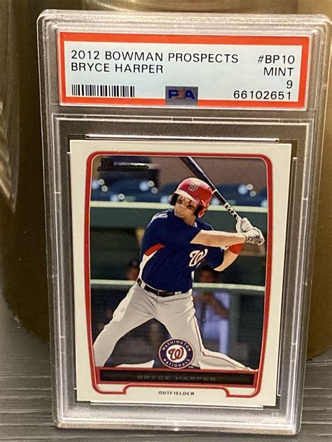 2012 Bowman Prospects Bryce Harper BP10 PSA 9 Rookie EBay