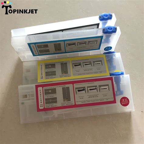 4pcs Lot 220ml Empty Refill Ink Cartridge For Roland Mimaki Mutoh And