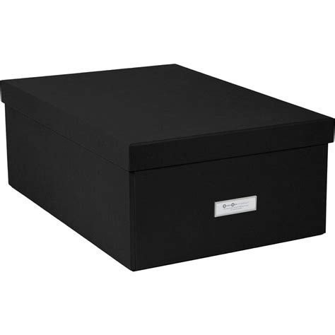 Caja Multiusos de Cartón Bbox Negro Papelería Lumen