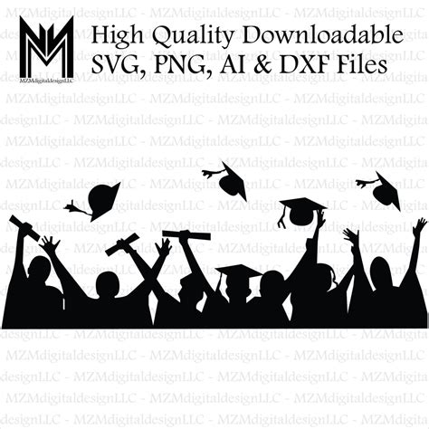 Graduate Graduation Svg Png Ai And Dxf Files For Commercial